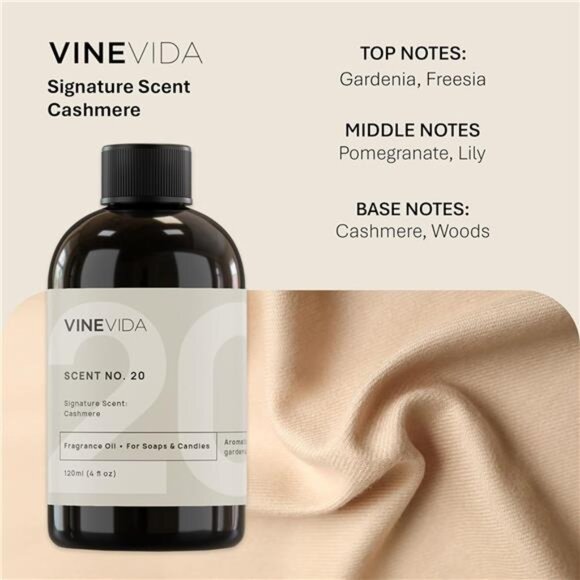 Cashmere Fragrance Oil for Candle Making - Candle Scents for Candle Making - Picture 2 of 8